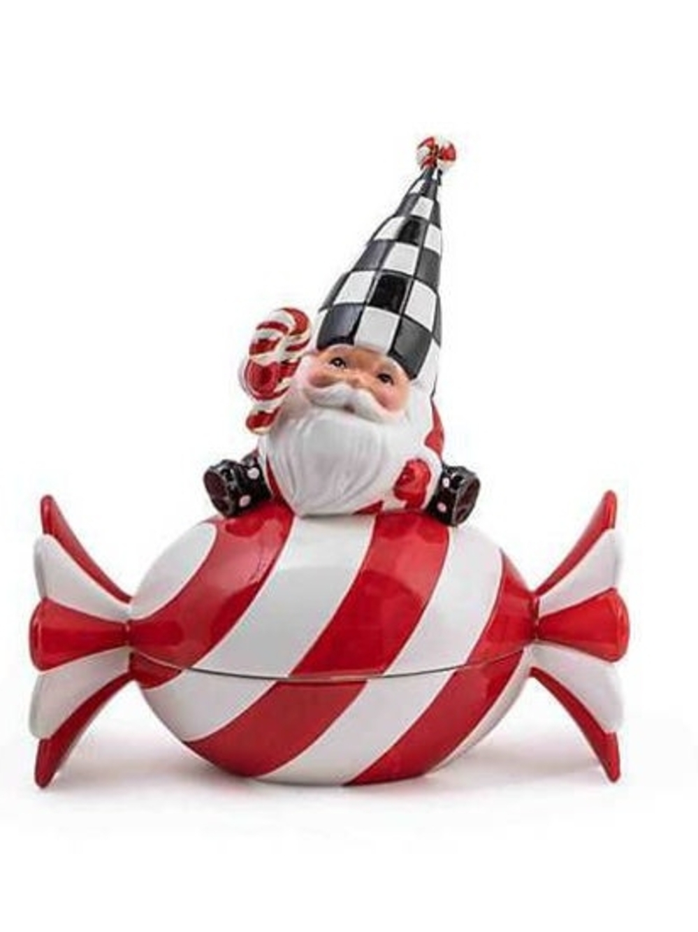 Mackenzie Childs Santa Cookie Jar